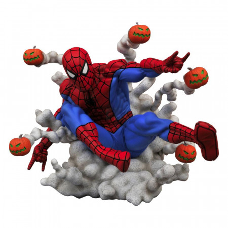 Marvel Comic Gallery PVC socha Spider-Man Pumpkin Bombs 15 cm